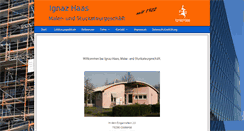 Desktop Screenshot of ignaz-haas.de