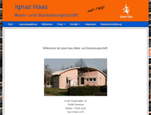 Tablet Screenshot of ignaz-haas.de